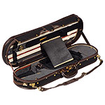 Musafia Aeternum Violin Case, silk velvet (black/gray)