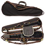 Musafia Master Exclusive Dart Shaped Violin Case (black/grey)