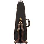 Musafia Master Classic Dart Shaped Violin Case (Black/Dark Green)