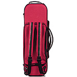Pedi PAA-16100 Niteflash Oblong 4/4 Violin Case; Red