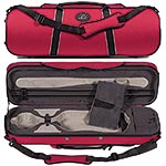 Pedi PAA-16100 Niteflash Oblong 4/4 Violin Case; Red