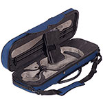 Pedi PAA-16100 Niteflash Oblong 4/4 Violin Case; Blue