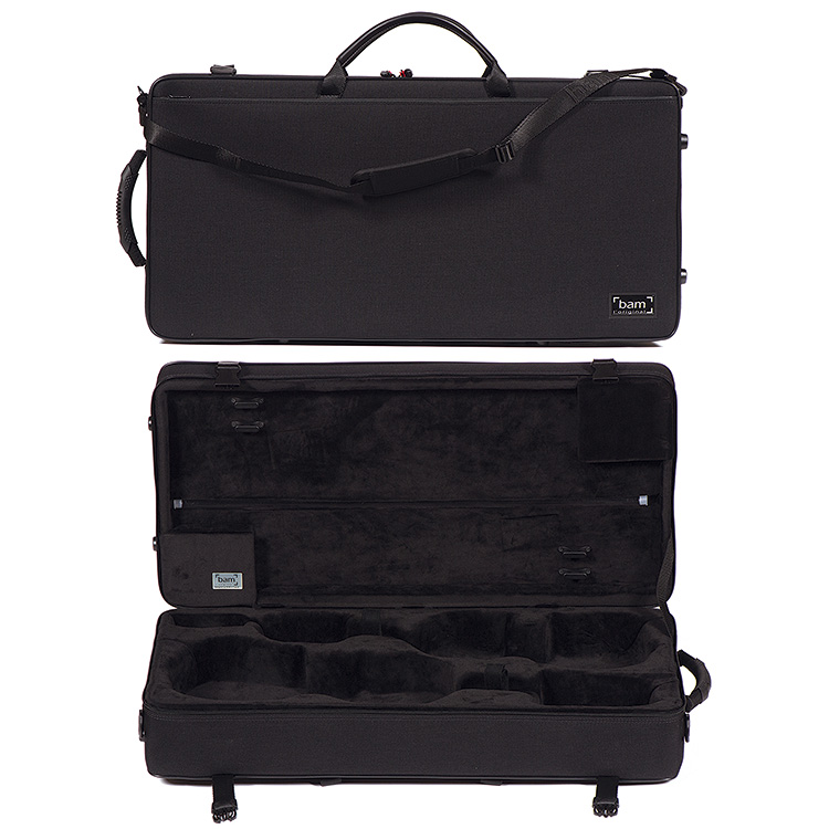 Bam Classic 2006SN Combination Violin/Viola Case, Black
