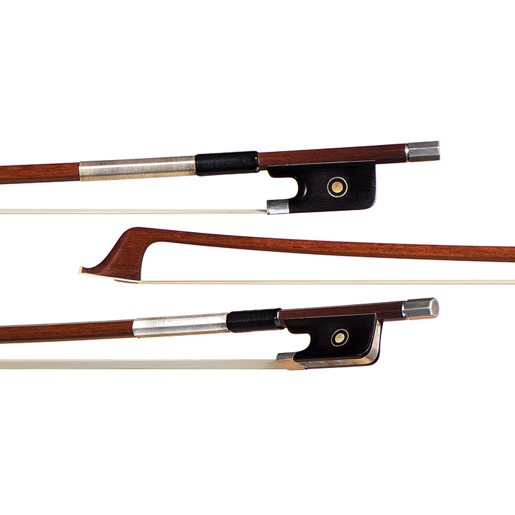 E. A. Ouchard silver-mounted cello bow, Paris circa 1940