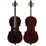 19th century French cello labeled "Nicolas Mathieu"