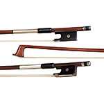 Auguste Lenoble nickel-mounted violin bow, circa 1875