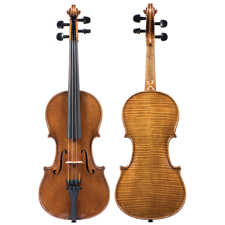 3/4 Edwin Johnson violin, Sayre, PA 1908