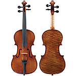 1/2 Contemporary violin labeled "Santaro Lucci, Chicago 2003"