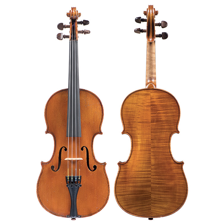 1/2 German violin labeled "Musicians Supply Co.", Markneukirchen circa 1920