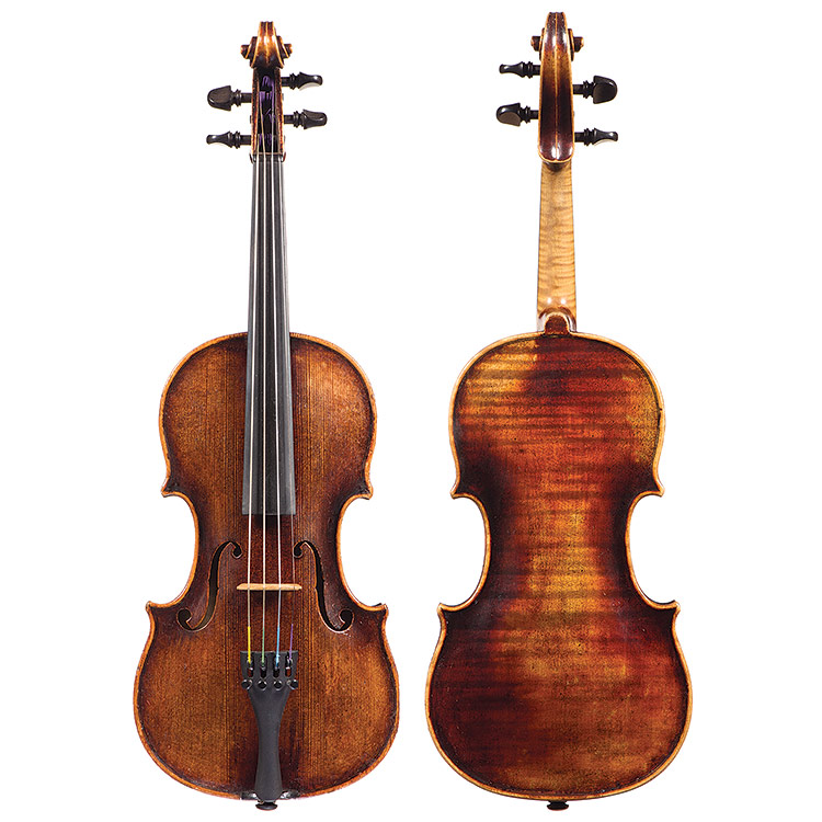 1/4 Czechoslovakian violin labeled "John Juzek...", c. 1930