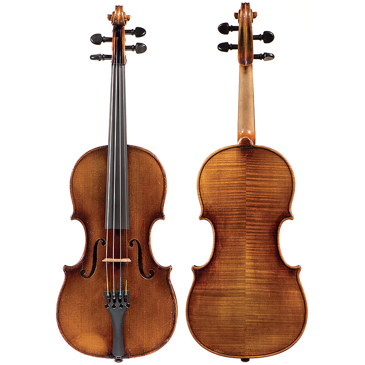 1/2 German violin labeled "Georg Carl Kretzschmann", circa 1930