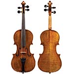 1/2 Czechoslovakian violin circa 1920 labeled "John Juzek...".