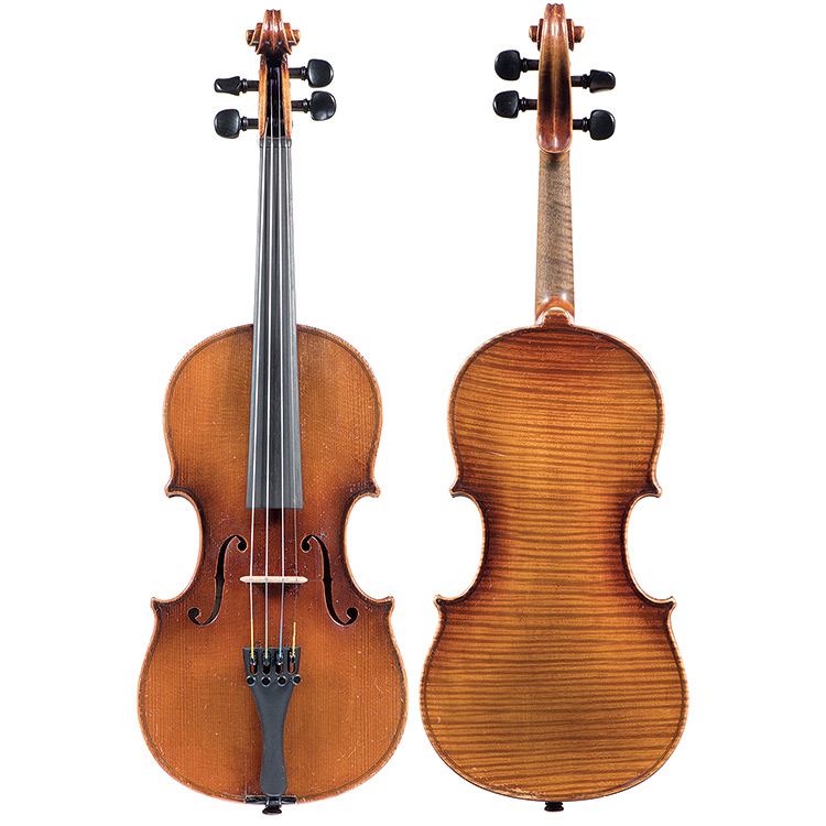 3/4 German violin labeled "Carlo Micelli", Markneukirchen circa 1920