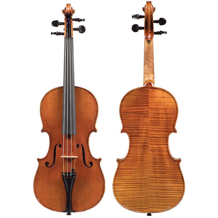 3/4 German Stradivari model violin, Markneukirchen circa 1910