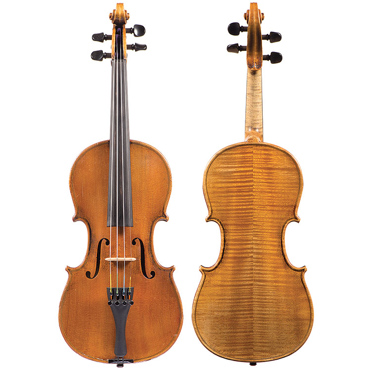1/2 Unlabeled German violin, Mittenwald circa 1880
