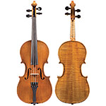 1/2 Unlabeled German violin, Mittenwald circa 1880