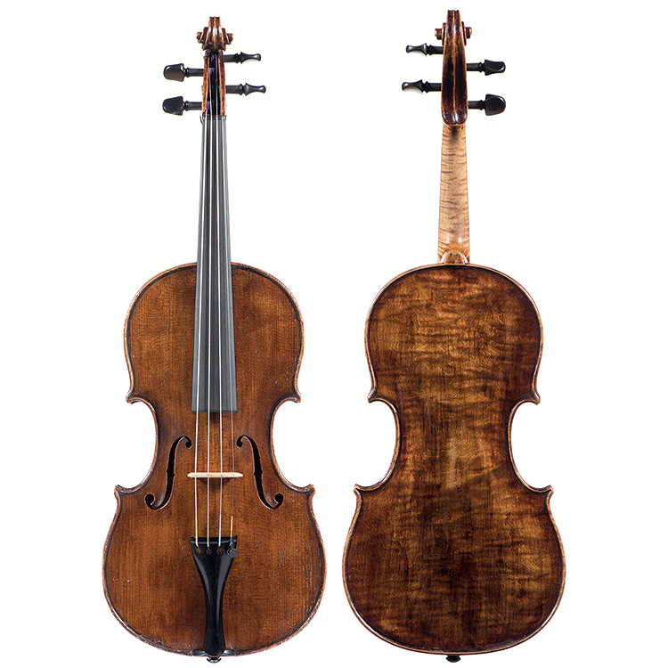Germanic violin labeled "W. Hoyer, Schönbach", circa 1921