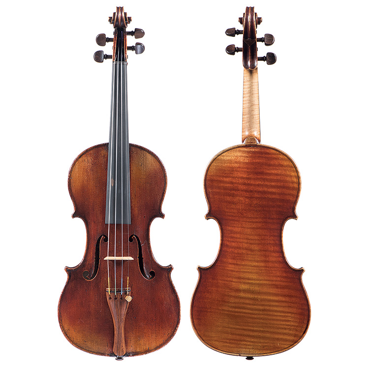 3/4 Auguste Darte violin labeled "Nicolas Vuillaume", Mirecourt circa 1870