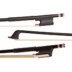 Glasser Standard Fiberglass 1/2 Cello Bow, Black