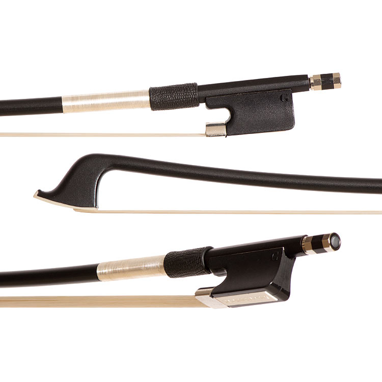 Glasser Premium Fiberglass 1/10 Cello Bow, Black