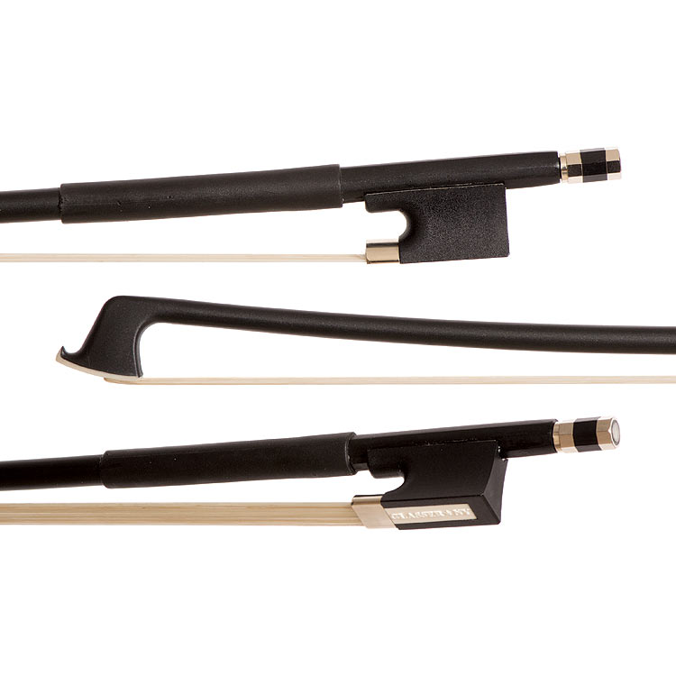 Glasser Standard Fiberglass 1/10 Violin Bow, Black