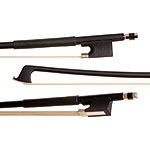 Glasser Standard Fiberglass 1/10 Violin Bow, Black
