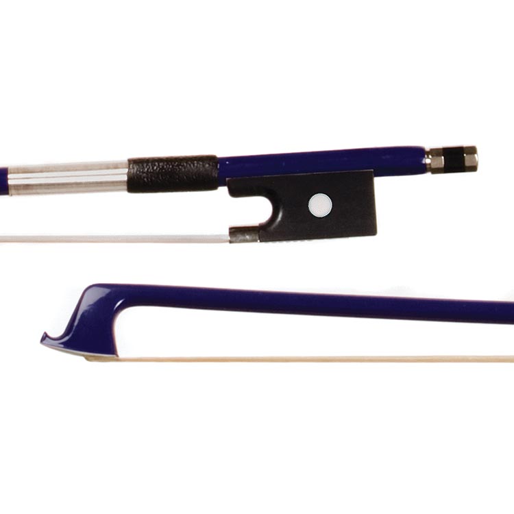 Glasser Premium Fiberglass 4/4 Violin Bow, Blue