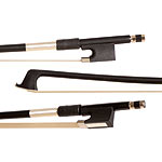 Glasser Premium Fiberglass 1/8 Violin Bow, Black