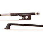4/4 Glasser X Series carbon graphite violin bow, black
