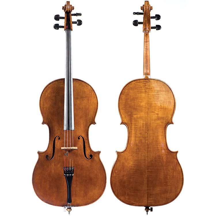 Ferdinand Joseph Homolka cello, Neubidschow 1840