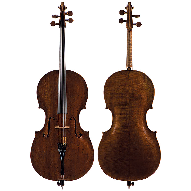 Thomas Smith cello labeled "Peter Wamsley, 1750"