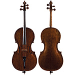 Thomas Smith cello labeled "Peter Wamsley, 1750"