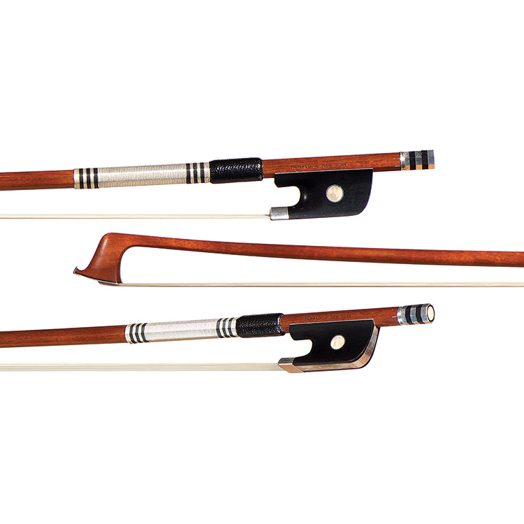 Ronald Ji silver-mounted viola bow