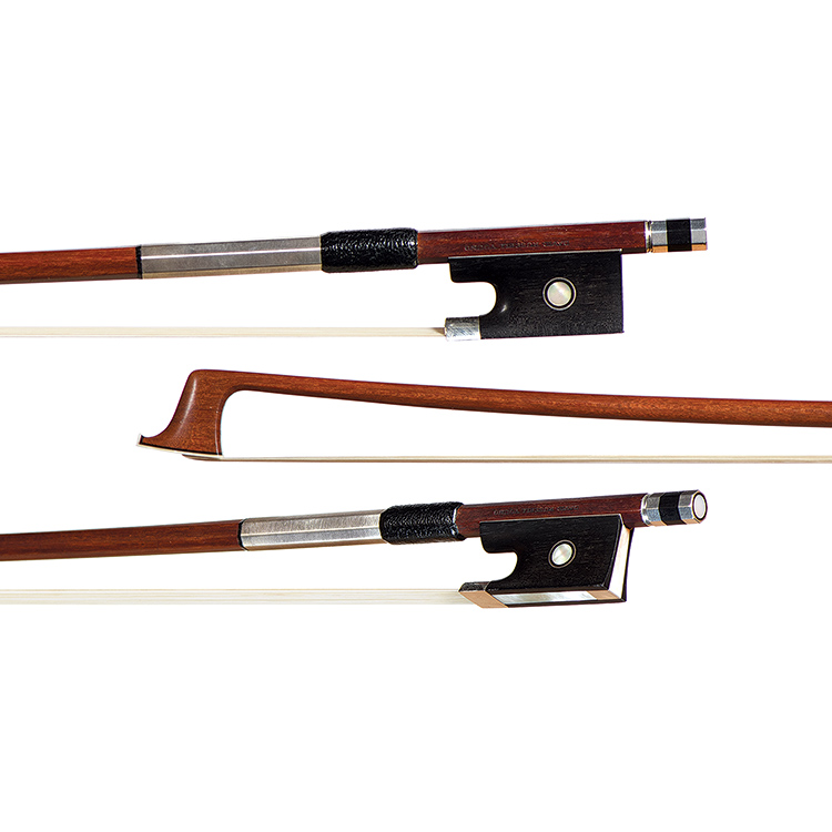 David Russel Young silver-mounted viola bow