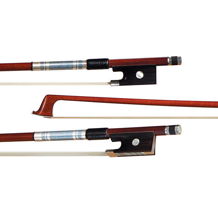 Ulf Johansson silver-mounted violin bow