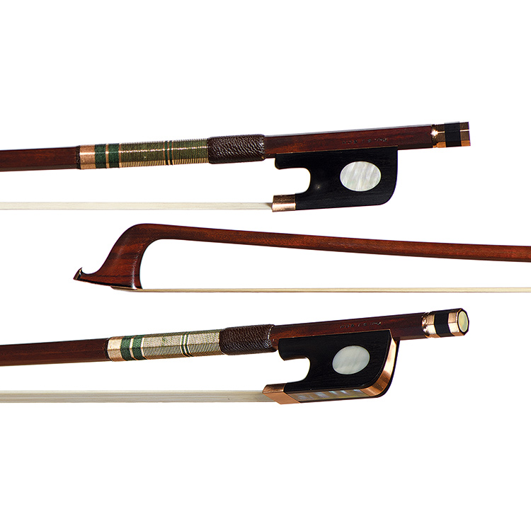 Paul S .J. Goh gold-mounted cello bow