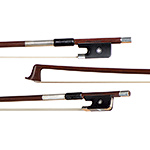 Grunke & Sohne silver-mounted viola bow