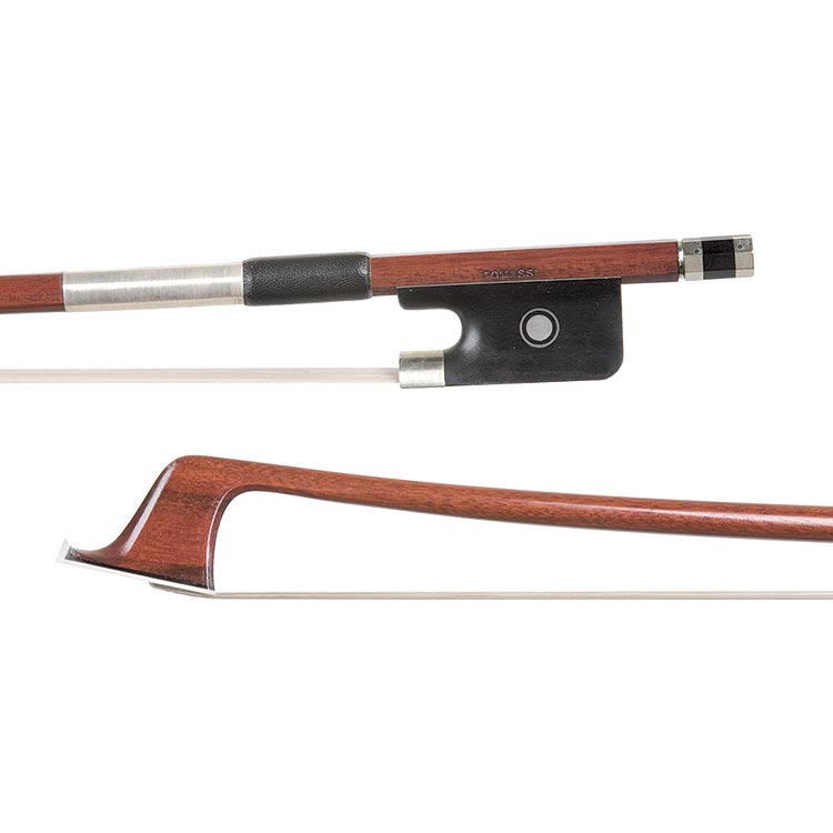 3/4 Water Violet nickel-mounted cello bow