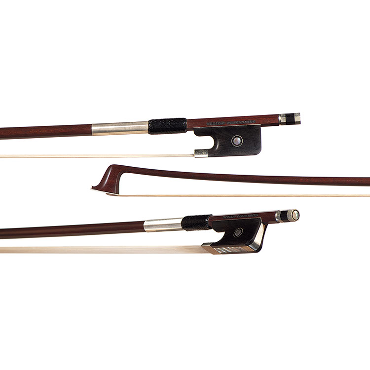 L'Archet Brasil nickel-mounted viola bow