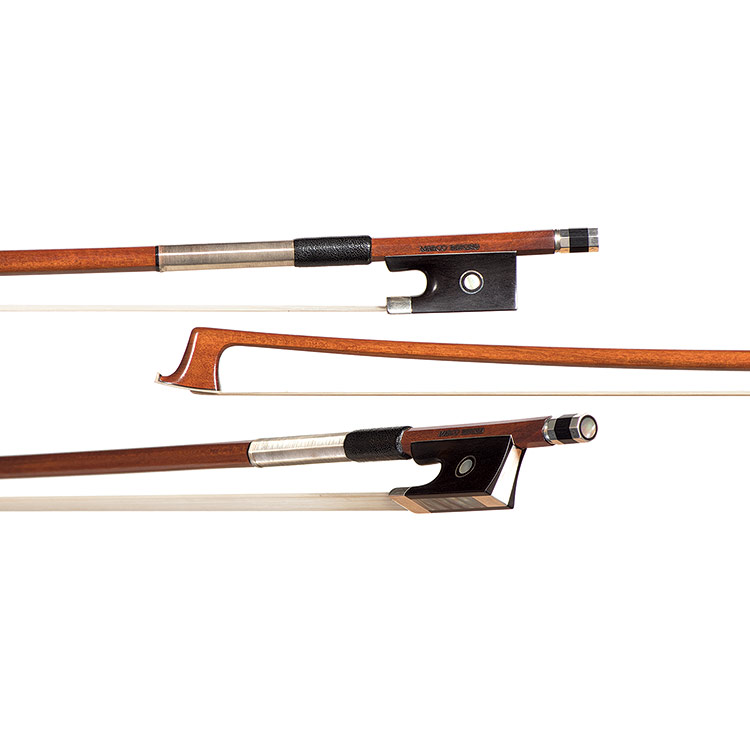 4/4 Marco Raposo silver-mounted violin bow