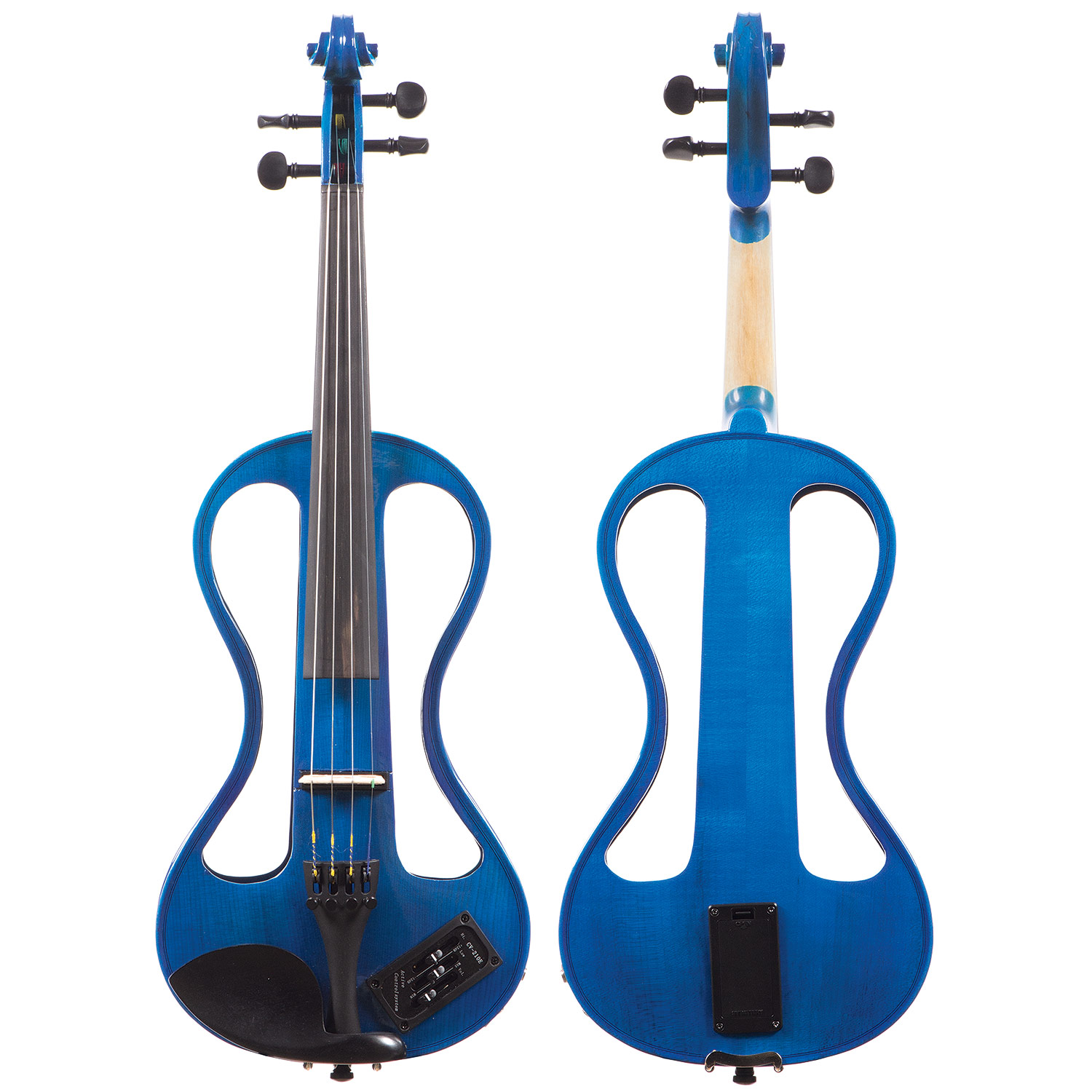 Electric violin. Violin Blue Mercedes.