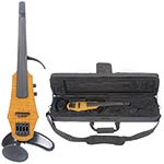 NS Design WAV-4 Electric 4-String Amber Burst Violin with Custom Case