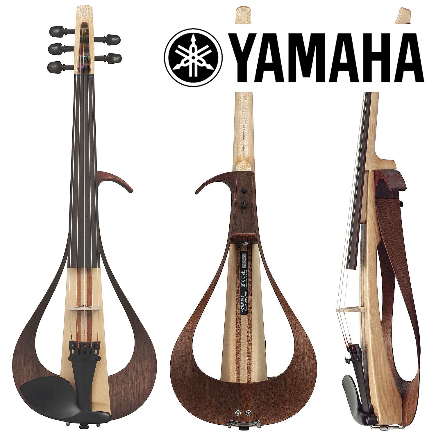 Yamaha Electric Violin-YEV105NT-Natural-5 String, Natural (YEV105NT) - 2