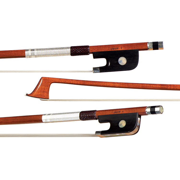 Alex Moro silver-mounted cello bow