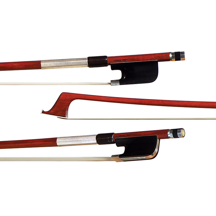 Noel Burke silver-mounted cello bow
