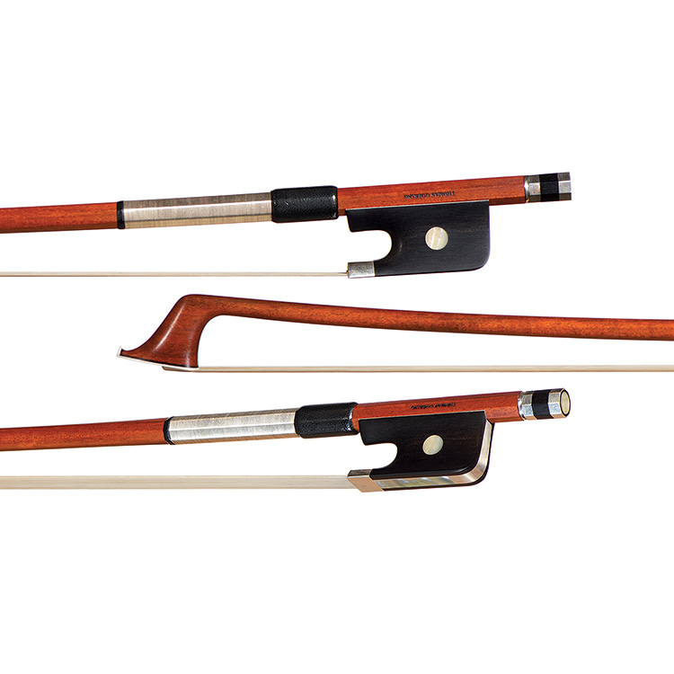 Thomas Goering silver-mounted cello bow no. 2602
