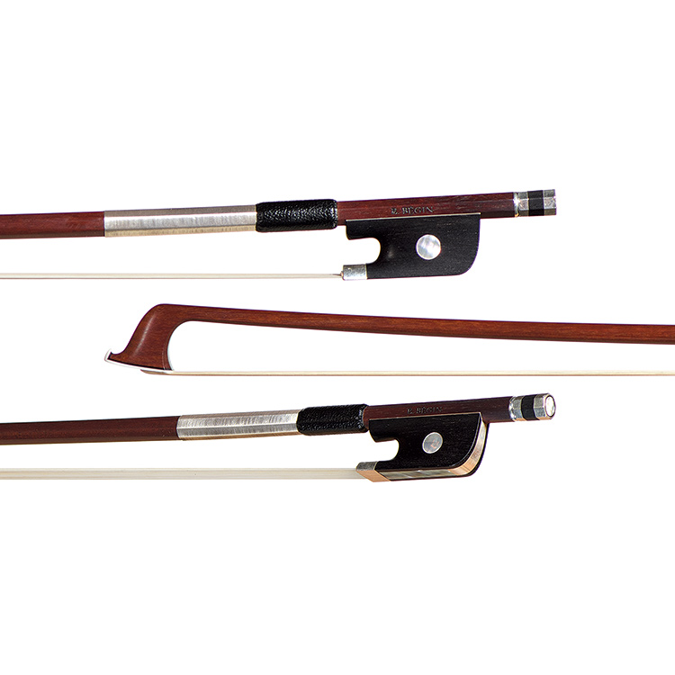 Emmanuel Bégin silver-mounted viola bow