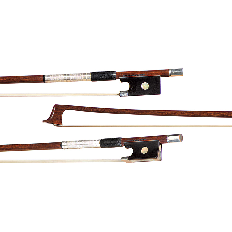 Pierre-Yves Fuchs silver-mounted viola bow, no. 2604