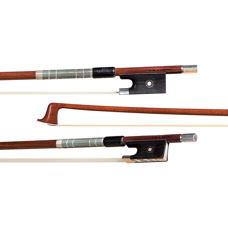Rodney Mohr silver-mounted violin bow no. 499