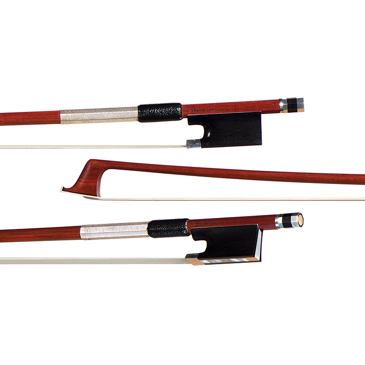 Noel Burke silver mounted violin bow